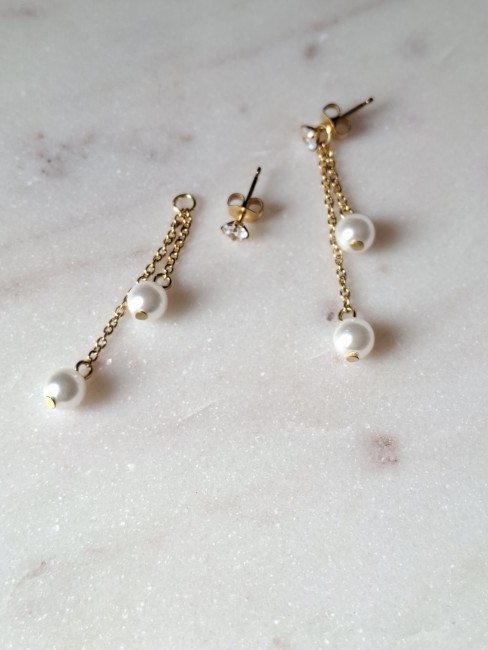 Pendantes perles Séréna