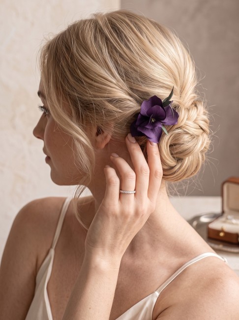 Kiara épingle violet 3