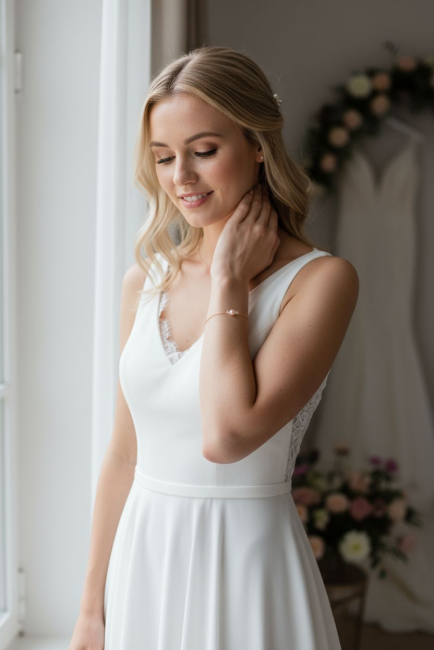 Bracelet à petle rose