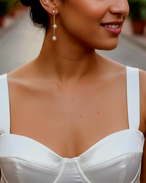 Perles d'oreilles Séréna