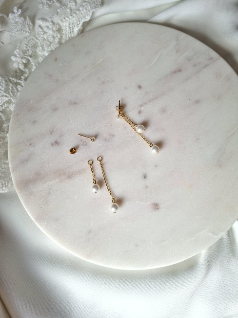 Pendantes perles Séréna