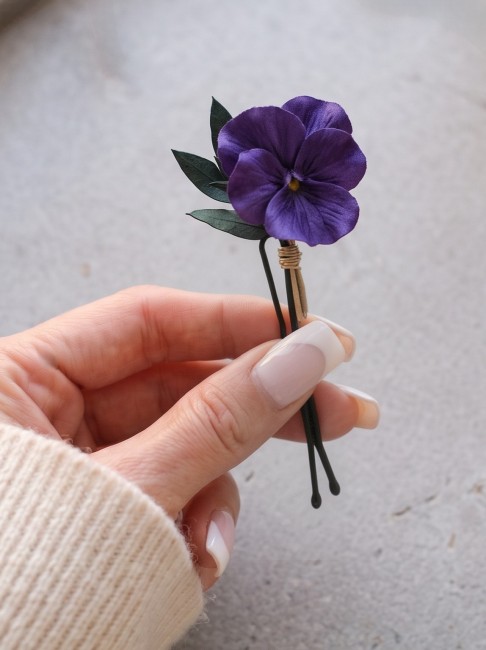 Kiara épingle violet 4
