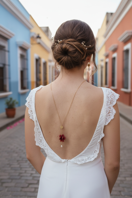 Dos nu Imen bordeaux