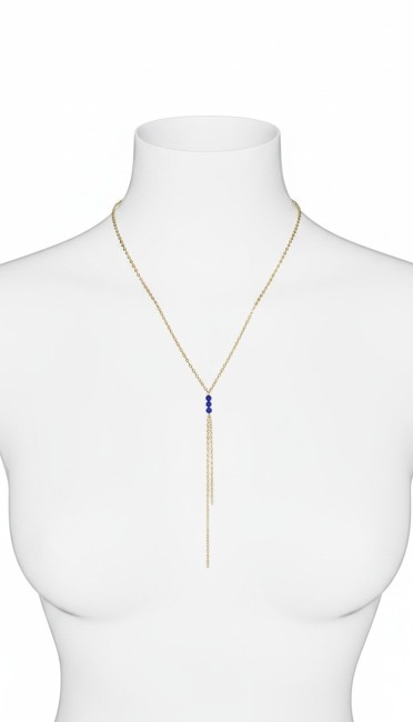 Collier Azul pierres bleues 1