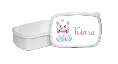 Boîte à Repas Et Goûter En Forme De Chat - Silicone Alimentaire Sans BPA - Normes EN71, CE - Lavable Au Lave-vaisselle