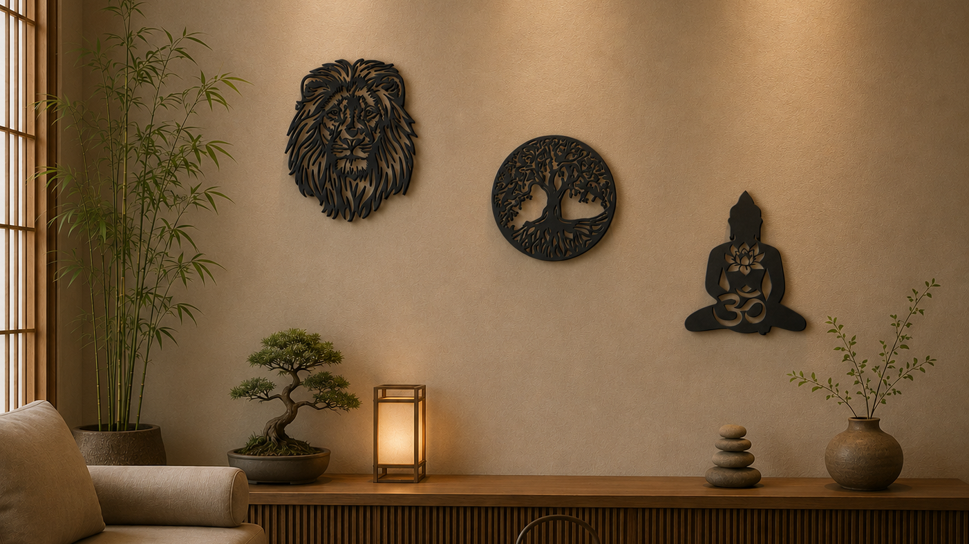 Décoration murale bois