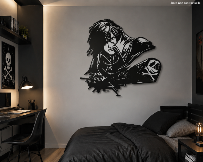 Décoration mural : Albator en bois de tilleul
