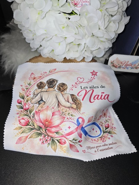 Lingette à lunettes solidaire – Les Ailes de Naïa