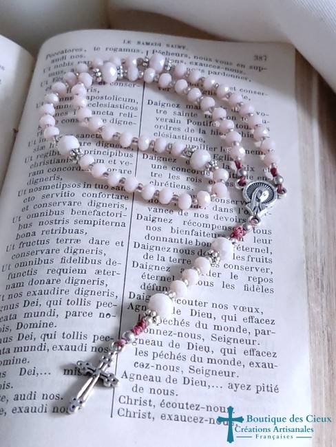 chapelet artisanal pour prière catholique