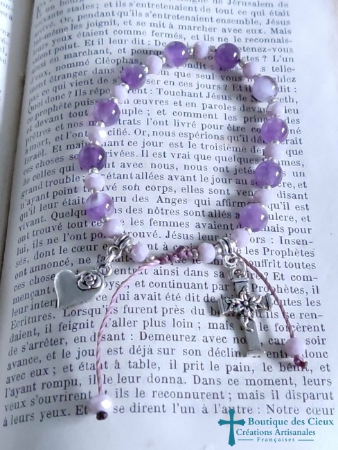 dizainier artisanal en améthyste