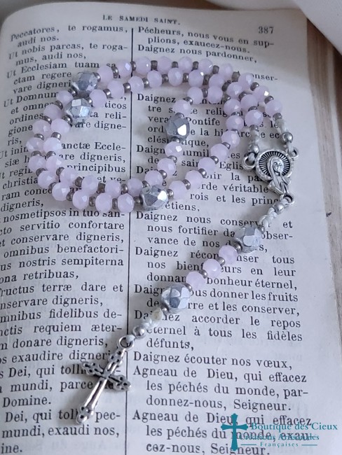 mini chapelet en verre