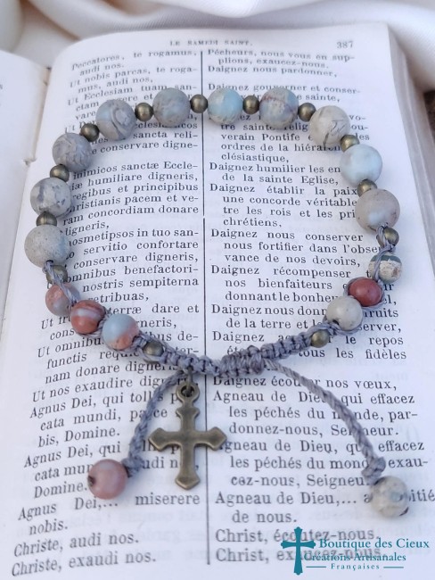 Bracelet artisanal en pierre naturelle