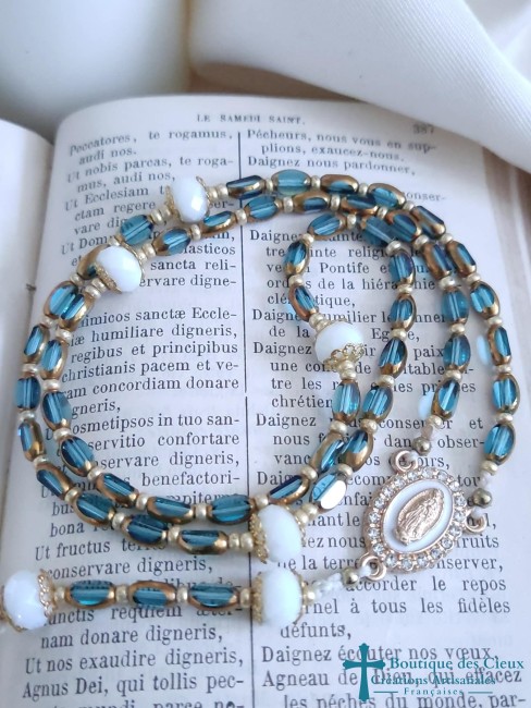 perles en verre irisé