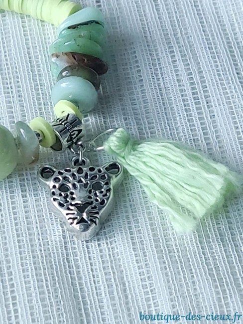 tête de tigre argentée