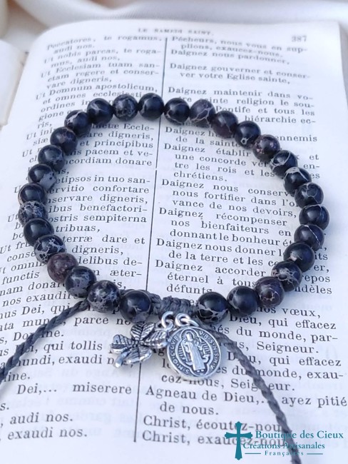 bracelet pour homme en jaspe impérial