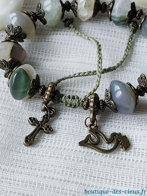 breloques religieuses pierres naturelles