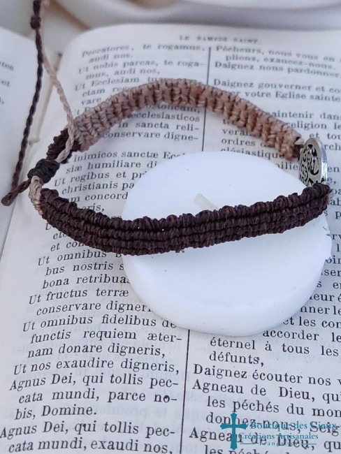 tissage marron fonçé