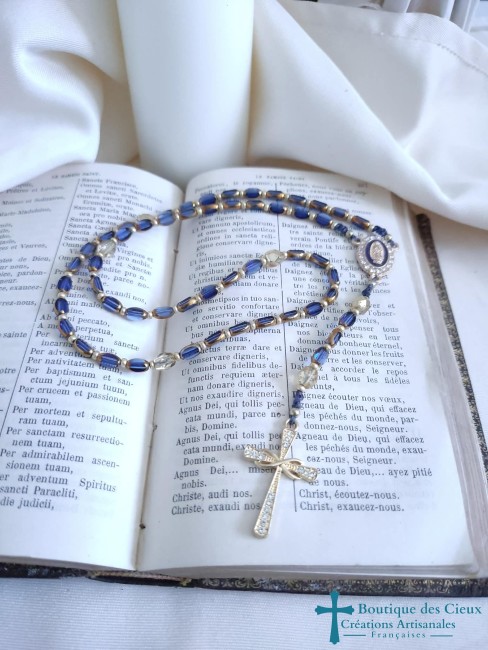 chapelet chrétien artisanal