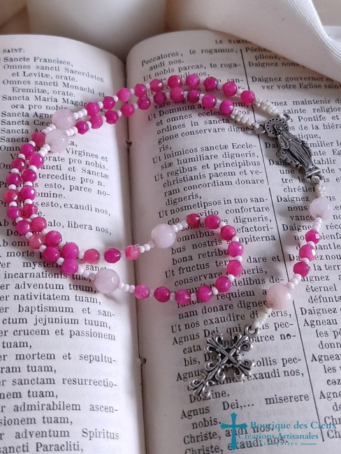 Chapelet de poche artisanal