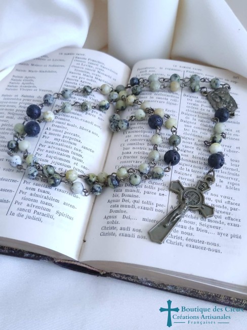 chapelet en turquoise jaune