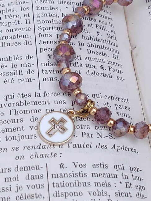 médailles croix émaillée