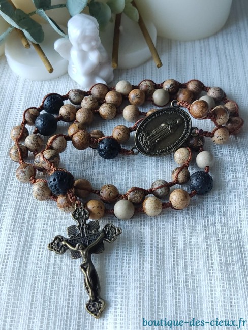 chapelet collier artisanal