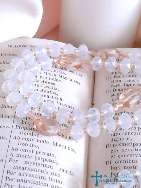 perles en verre irisé