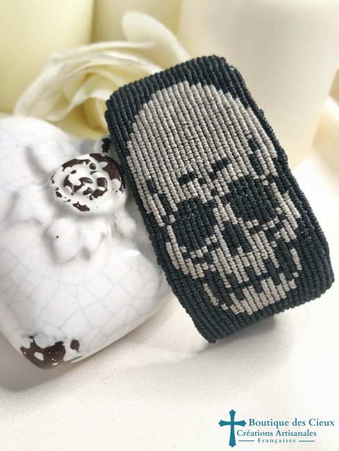 bracelet pour homme tête de mort