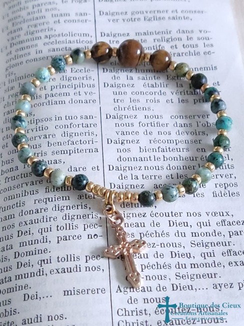 bracelet chrétien artisanal