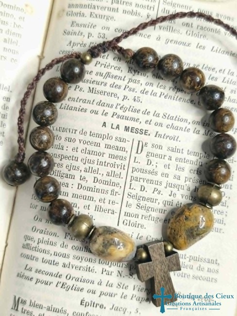 bracelet chrétien artisanal