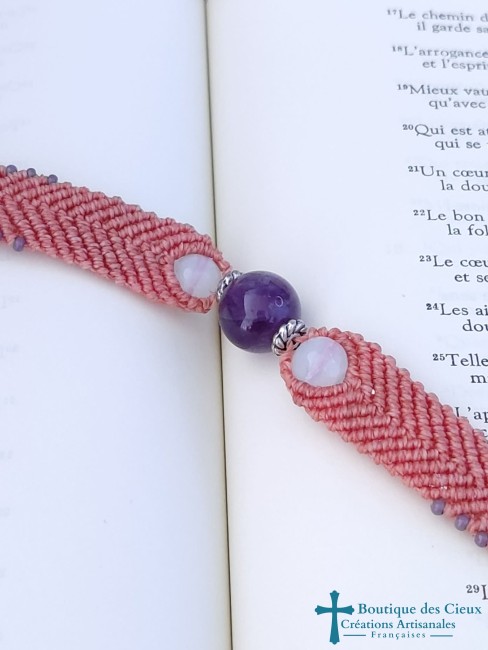 améthyste et opalite