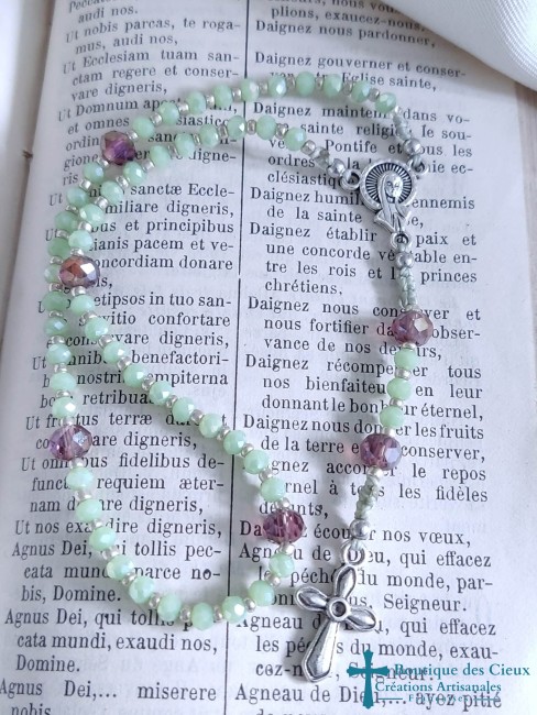 mini chapelet en verre