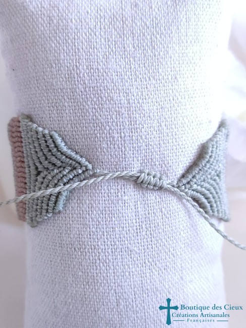 finition en macramé