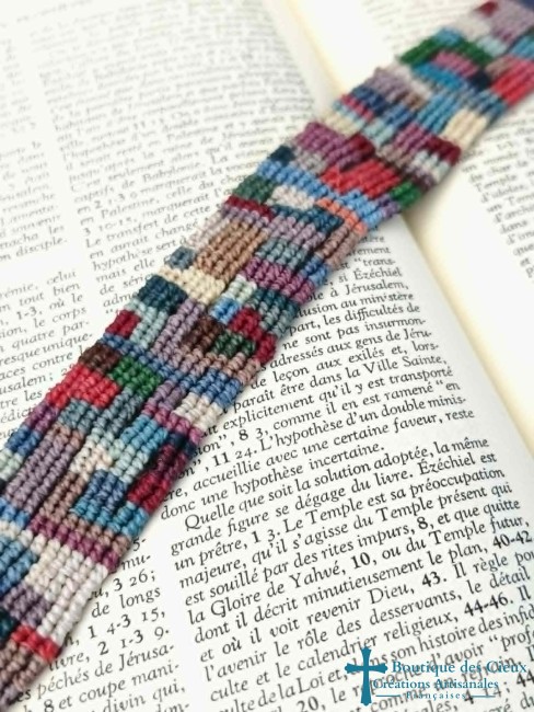 tissage façon patchwork