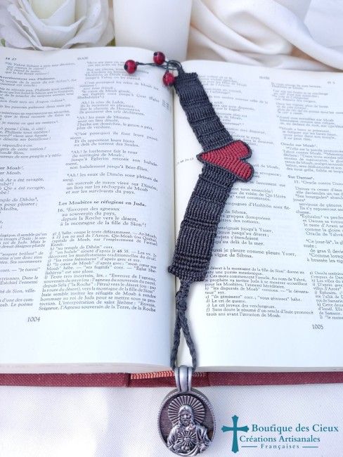 marque page coeur Sacré coeur de Jésus