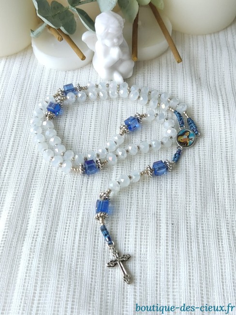 chapelet en verre chapelet fait main français en verre