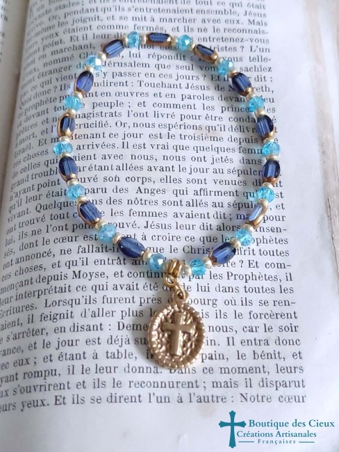 Bracelet catholique artisanal