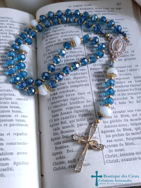 chapelet chrétien artisanal