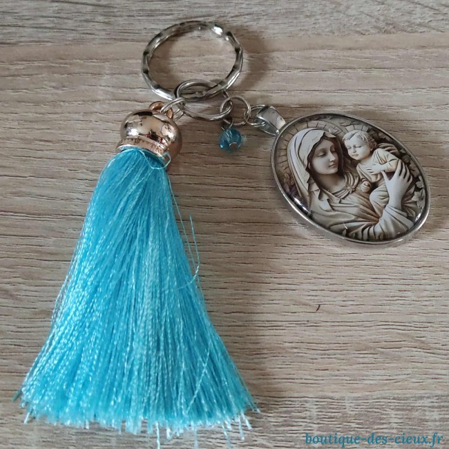 porte clés Vierge et l'Enfant