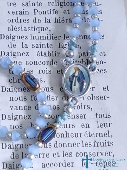 connecteur rosaire émaillé