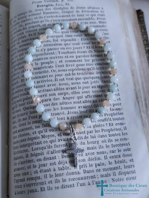 bracelet fait main français en pierres naturelles