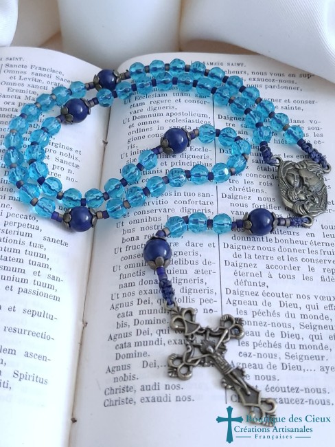 chapelet chrétien artisanal