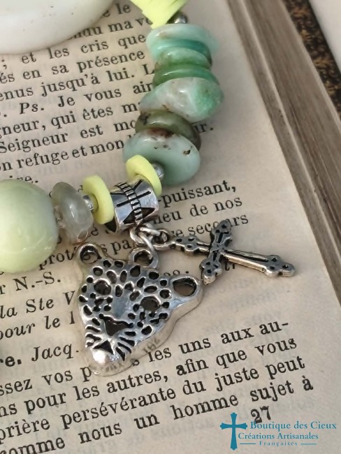 breloque et perles Pendentif tête de tigre