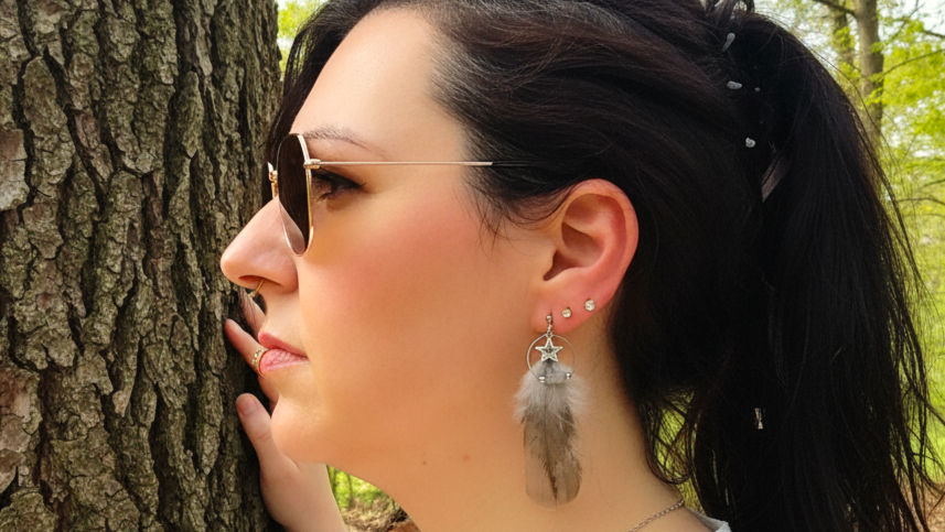 boucles d'oreilles de créateur boucles d'oreilles en pierres naturelles