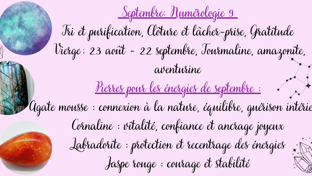 Énergies septembre vierge pierres