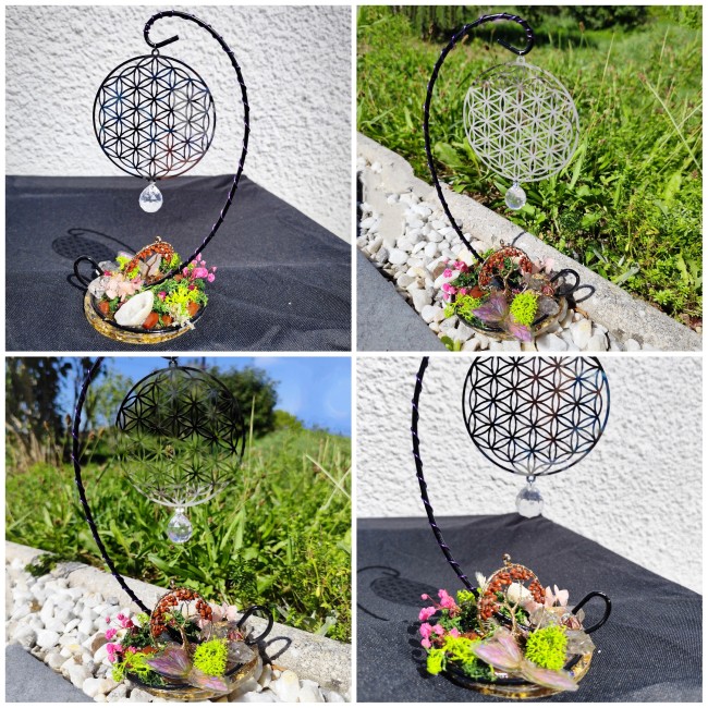 Décor féérique de table en pierres 