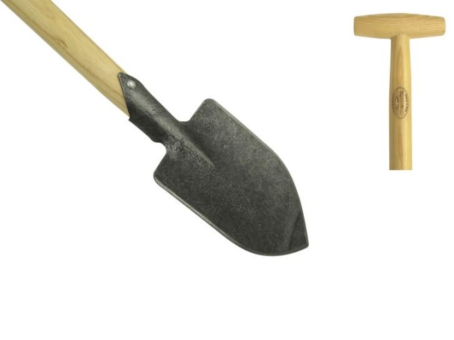 Bêche pointue DeWit junion - manche en T de 80 cm