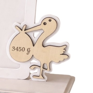 cigogne portant poids 3450g