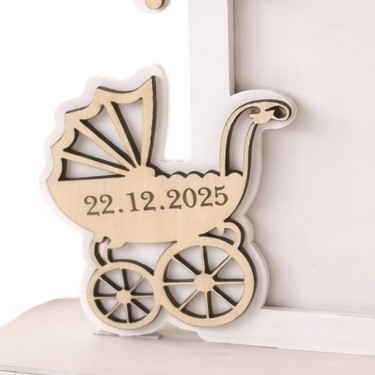 date naissance bébé gravée sur cadre naissance personnalisé