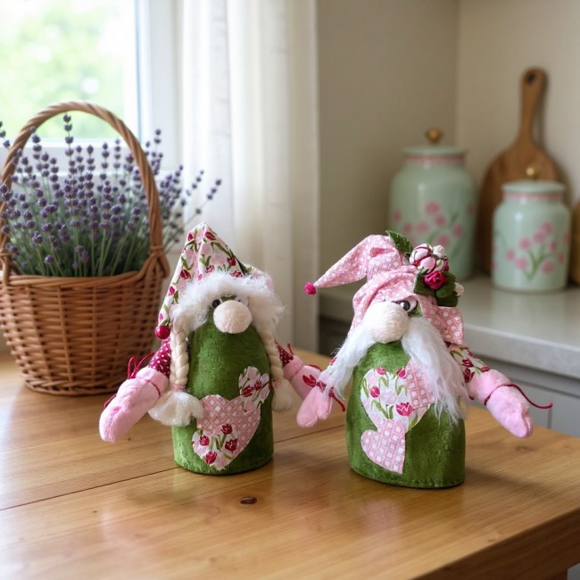 gnomes décoratifs faits main décoration artisanale maison